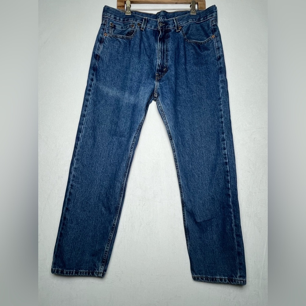 Levi’s 505 Classic Relaxed Fit Straight Mid Rise Blue Men's Jeans Size 36 x 29